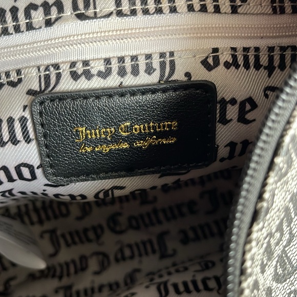 Juicy Couture purse faux leather zip top closure gold tone hardware - Picture 7 of 7